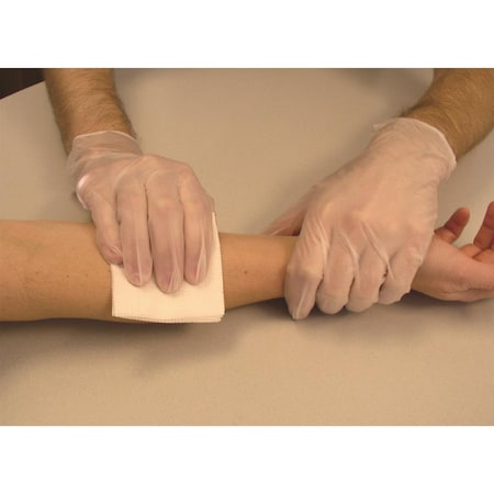 Ansell Derma Free, Disposable Gloves, 3.9 mil Palm, Vinyl, Powder-Free, M, 100 PK, Clear DF-850-M